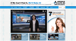 Desktop Screenshot of aalloys.com